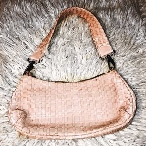 pink handbag